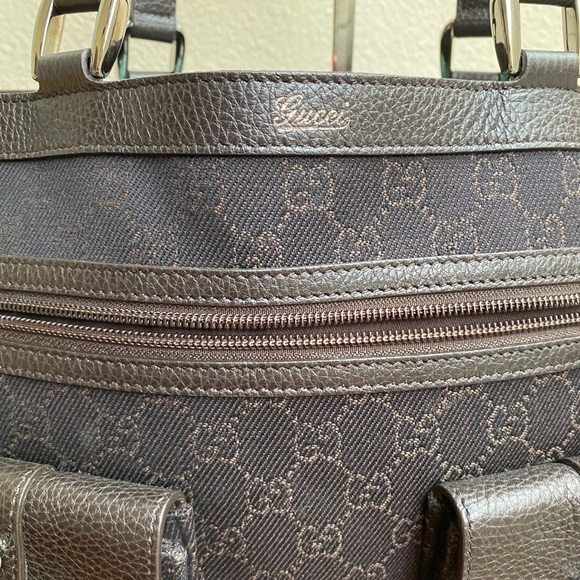 Gucci Dark Brown Abbey Tote - Picture 3 of 15